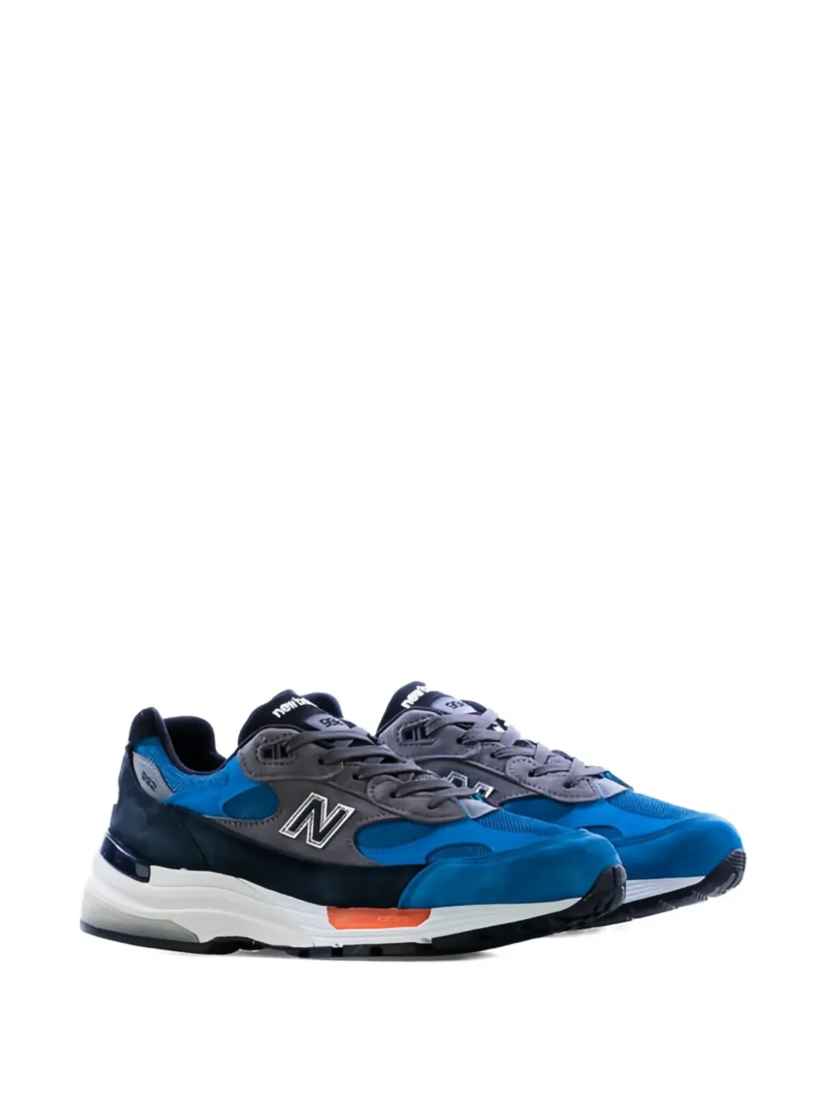 New Balance 992 スエードスニーカー ブルー - 画像2