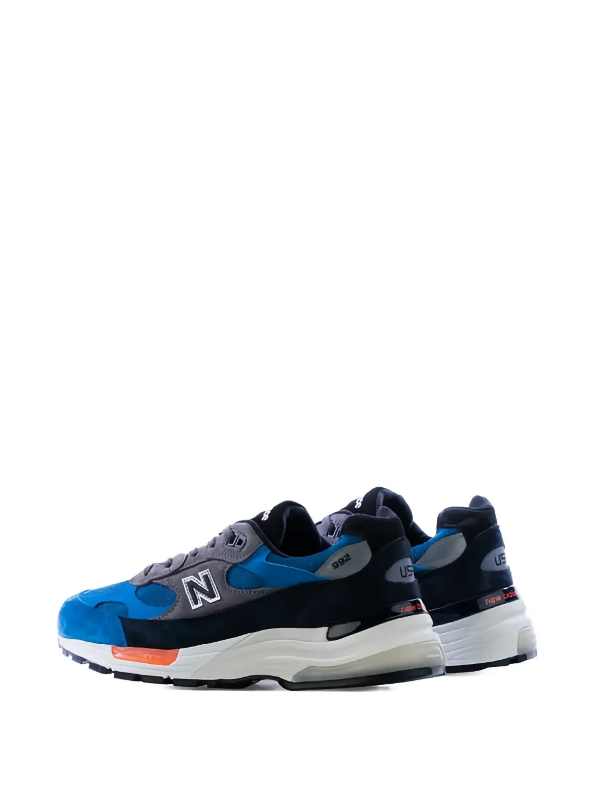 New Balance 992 スエードスニーカー ブルー - 画像3