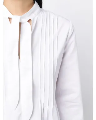 Maison Kitsuné ネックリボン付きコットンシャツ - サムネイル5