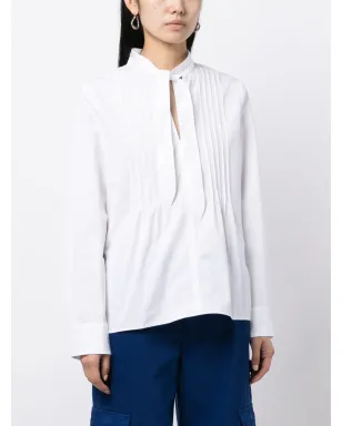 Maison Kitsuné ネックリボン付きコットンシャツ - サムネイル3