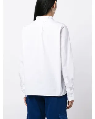 Maison Kitsuné ネックリボン付きコットンシャツ - サムネイル4