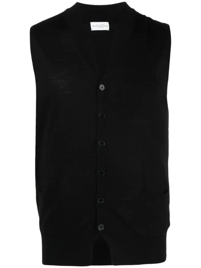 Ballantyne Ballantyne V-neck ウールベストの商品画像
