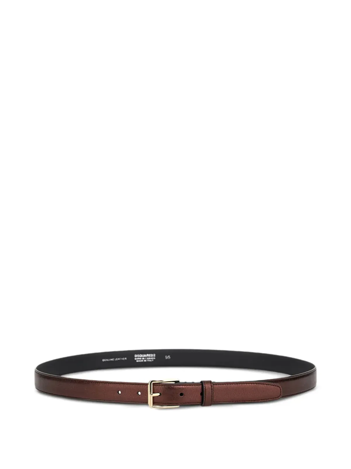 DSQUARED2 レザーベルト ブラウン - 画像1
