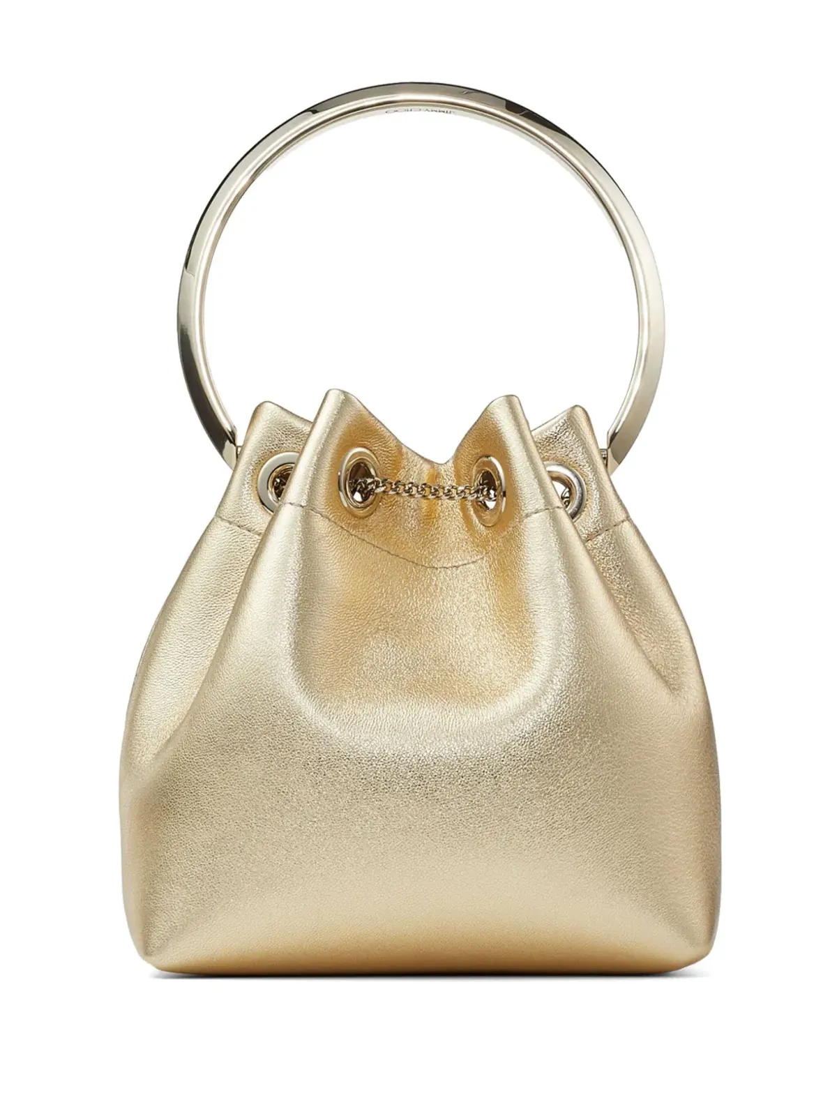 Jimmy Choo Bon Bon メタリック仕上げ バケットバッグ - ゴールド - 画像2