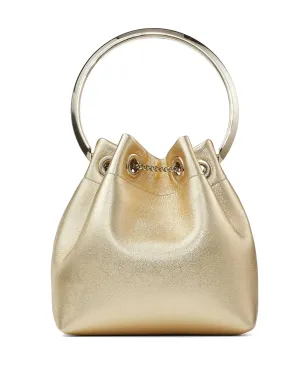 Jimmy Choo Bon Bon メタリック仕上げ バケットバッグ - ゴールド - サムネイル2