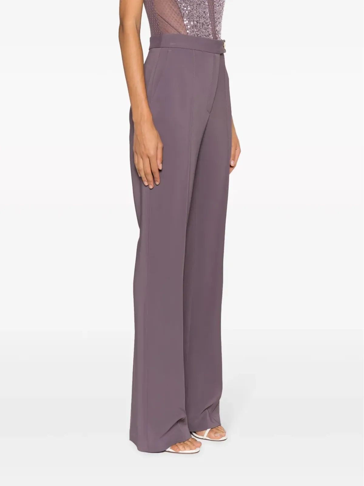 Elisabetta Franchi シームディテール テーラードパンツ - 画像3