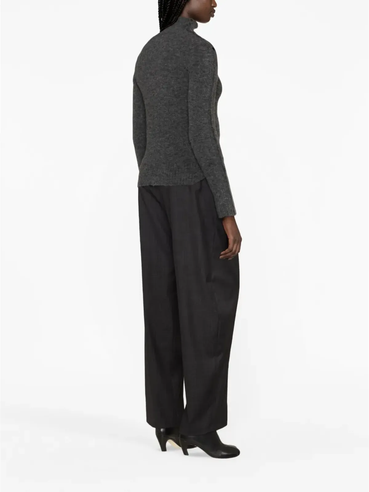 ISABEL MARANT Malo コンバーチブル ニット セーター - グレー - 画像3