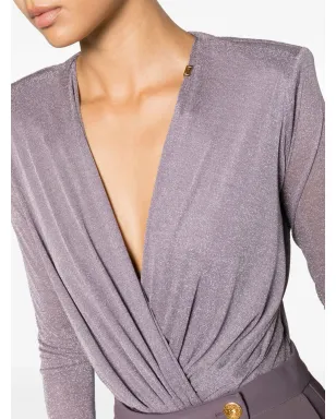 Elisabetta Franchi プランジスタイル ルレックス ボディスーツ - サムネイル5