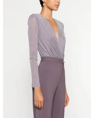 Elisabetta Franchi プランジスタイル ルレックス ボディスーツ - サムネイル3