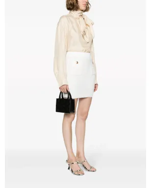 Elisabetta Franchi モノグラム ミニバッグ - ブラック - サムネイル2