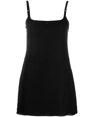 Courrèges ロゴパッチ ミニスリップドレス - サムネイル1