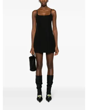 Courrèges ロゴパッチ ミニスリップドレス - サムネイル2