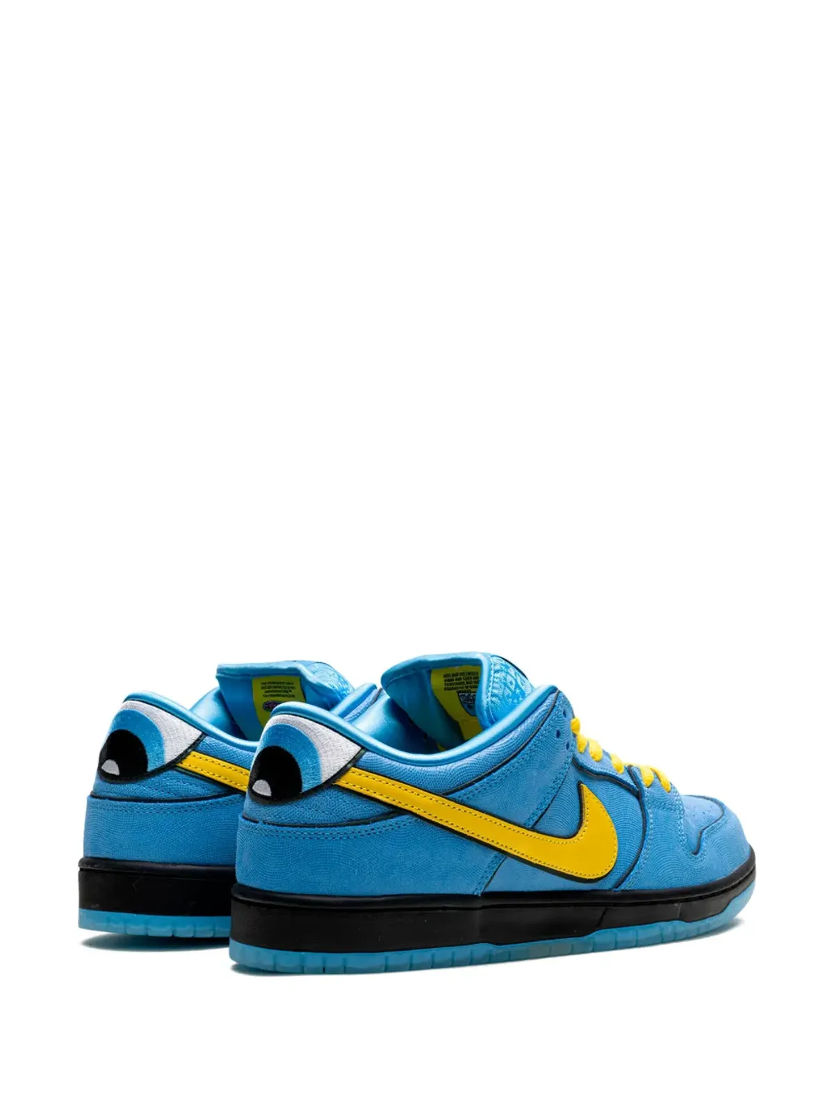Nike x Powerpuff Girls SB Dunk「Bubbles」スニーカー ブルー - 画像4