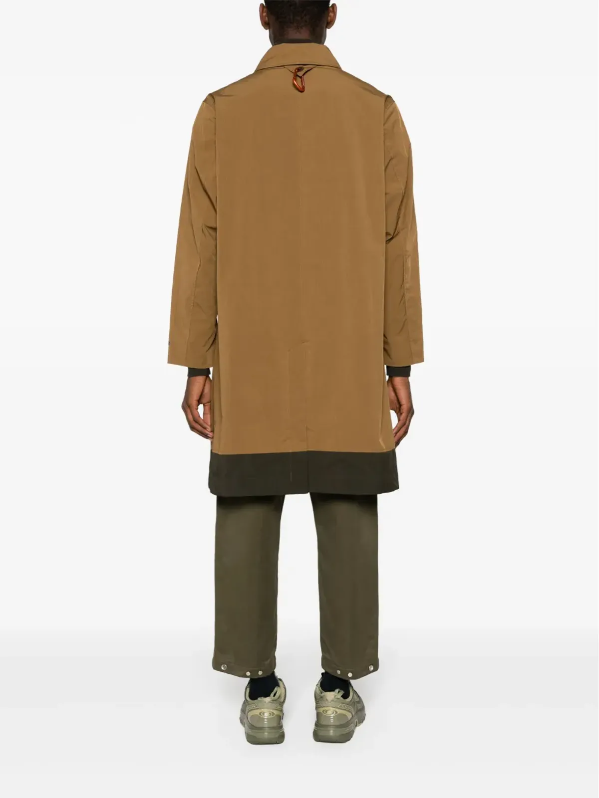 White Mountaineering クラシックカラー隠しファスナー付きパーカ - 画像4