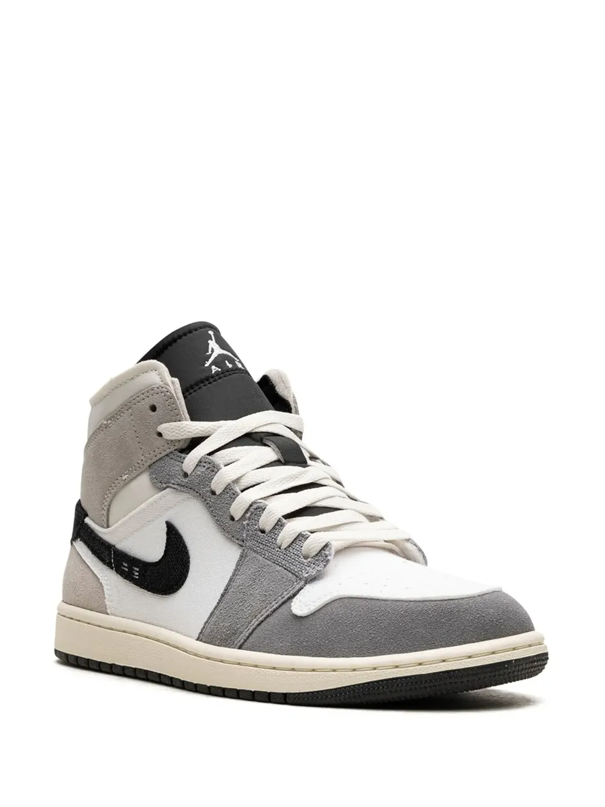 Jordan エアジョーダン 1 ミッド SE クラフト セメントグレー スニーカー - 画像2