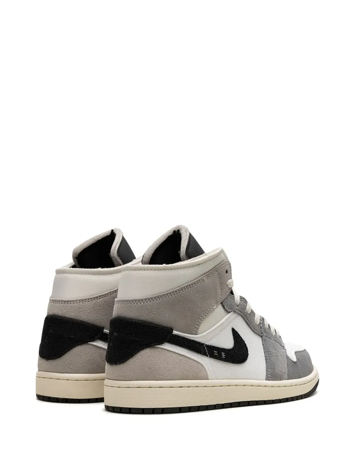 Jordan エアジョーダン 1 ミッド SE クラフト セメントグレー スニーカー - 画像3
