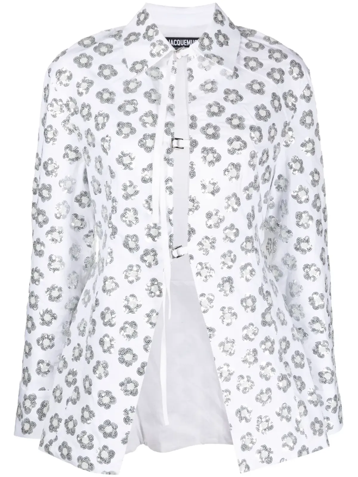 Jacquemus La Chemise Lavoir Brodée 刺繍入りシャツ - 白 - 画像1