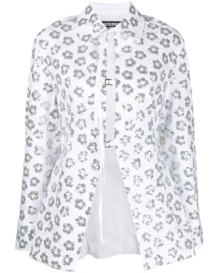 Jacquemus La Chemise Lavoir Brodée 刺繍入りシャツ - 白 - サムネイル1