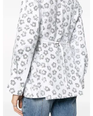 Jacquemus La Chemise Lavoir Brodée 刺繍入りシャツ - 白 - サムネイル5