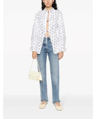 Jacquemus La Chemise Lavoir Brodée 刺繍入りシャツ - 白 - サムネイル2