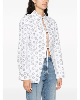 Jacquemus La Chemise Lavoir Brodée 刺繍入りシャツ - 白 - サムネイル3