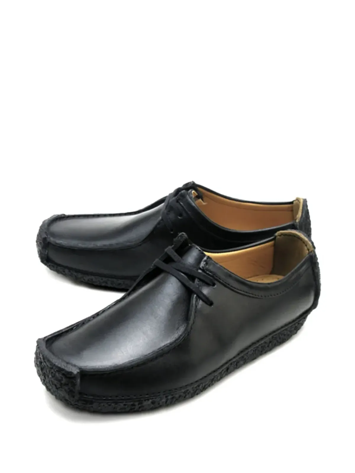Clarks Natalie Leather スニーカー ブラック - 画像2