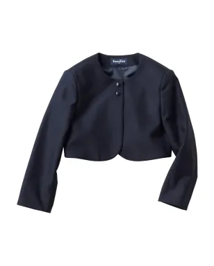 Familiar pleat-detail wool dress - Blue - サムネイル2