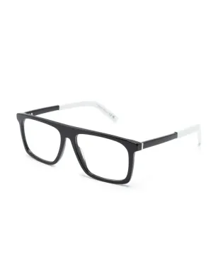 Moncler Eyewear ML5206 021 スクエアメガネ - ブラック - サムネイル2