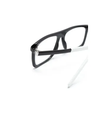 Moncler Eyewear ML5206 021 スクエアメガネ - ブラック - サムネイル3
