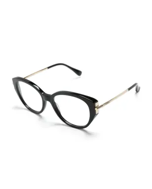 Max Mara Eyewear ロゴ刻印 丸型フレーム眼鏡 - サムネイル2
