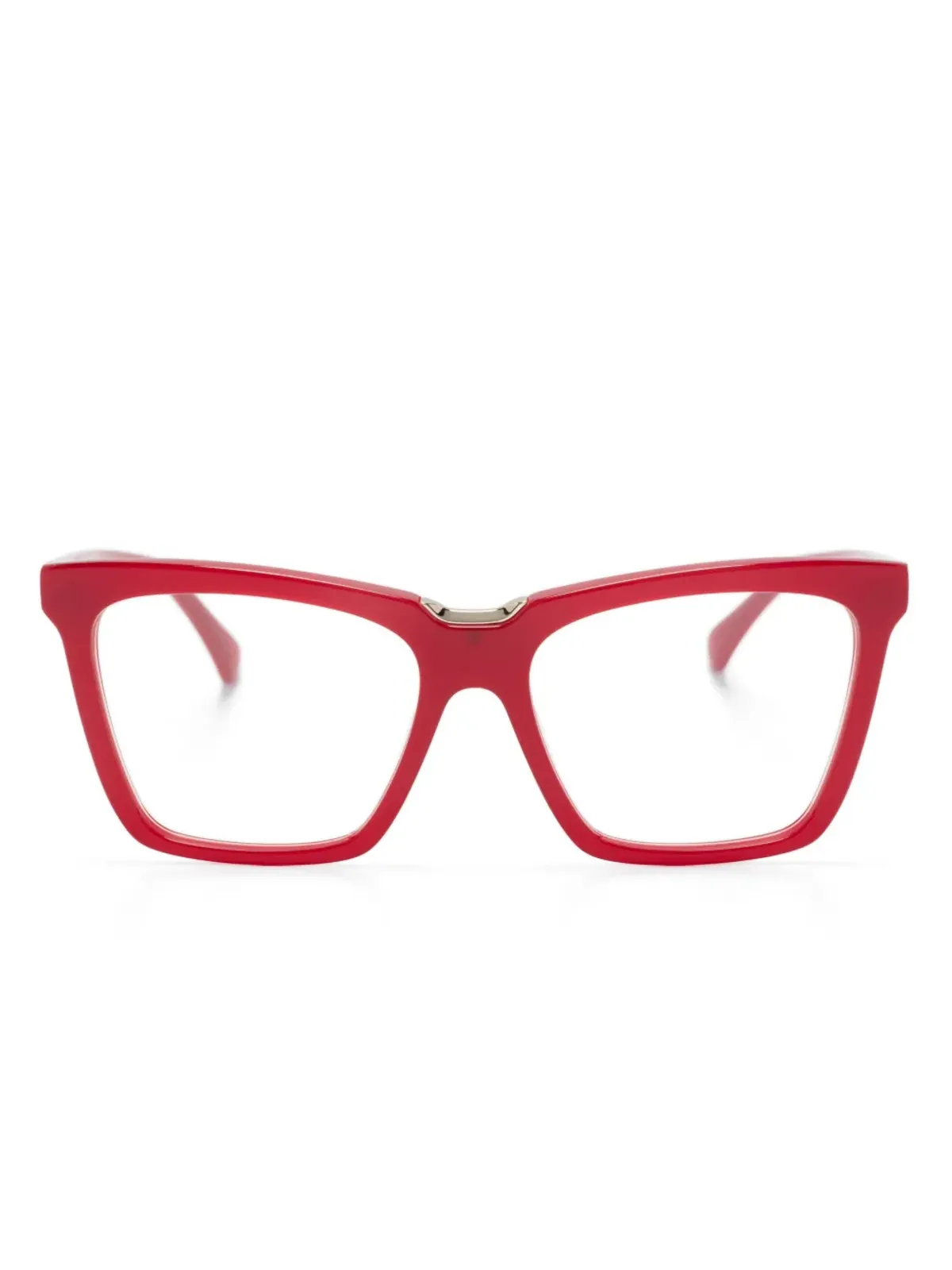 Max Mara Eyewear ロゴプリント キャットアイフレーム眼鏡 - 画像1
