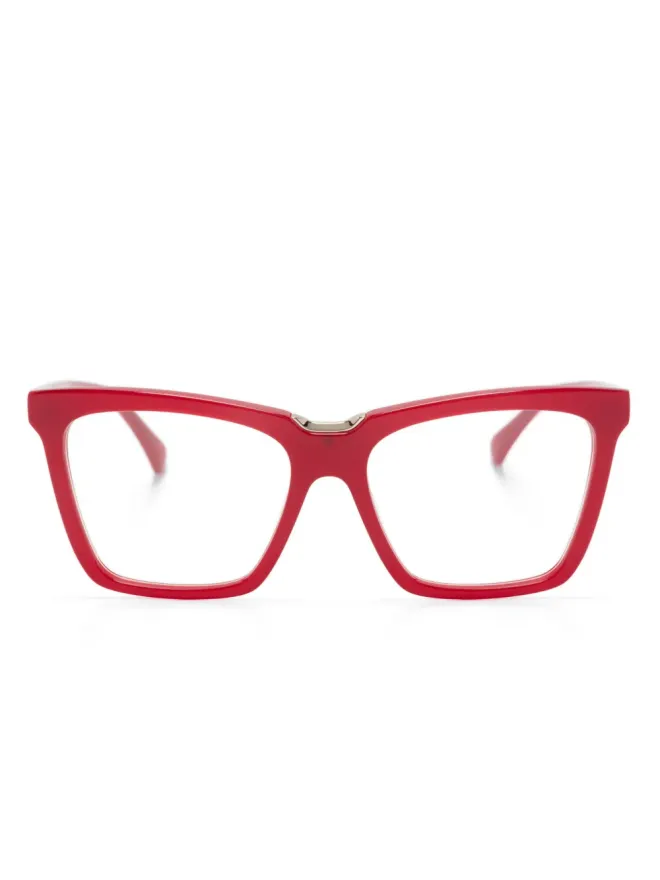 Max Mara Eyewear Max Mara Eyewear ロゴプリント キャットアイフレーム眼鏡の商品画像