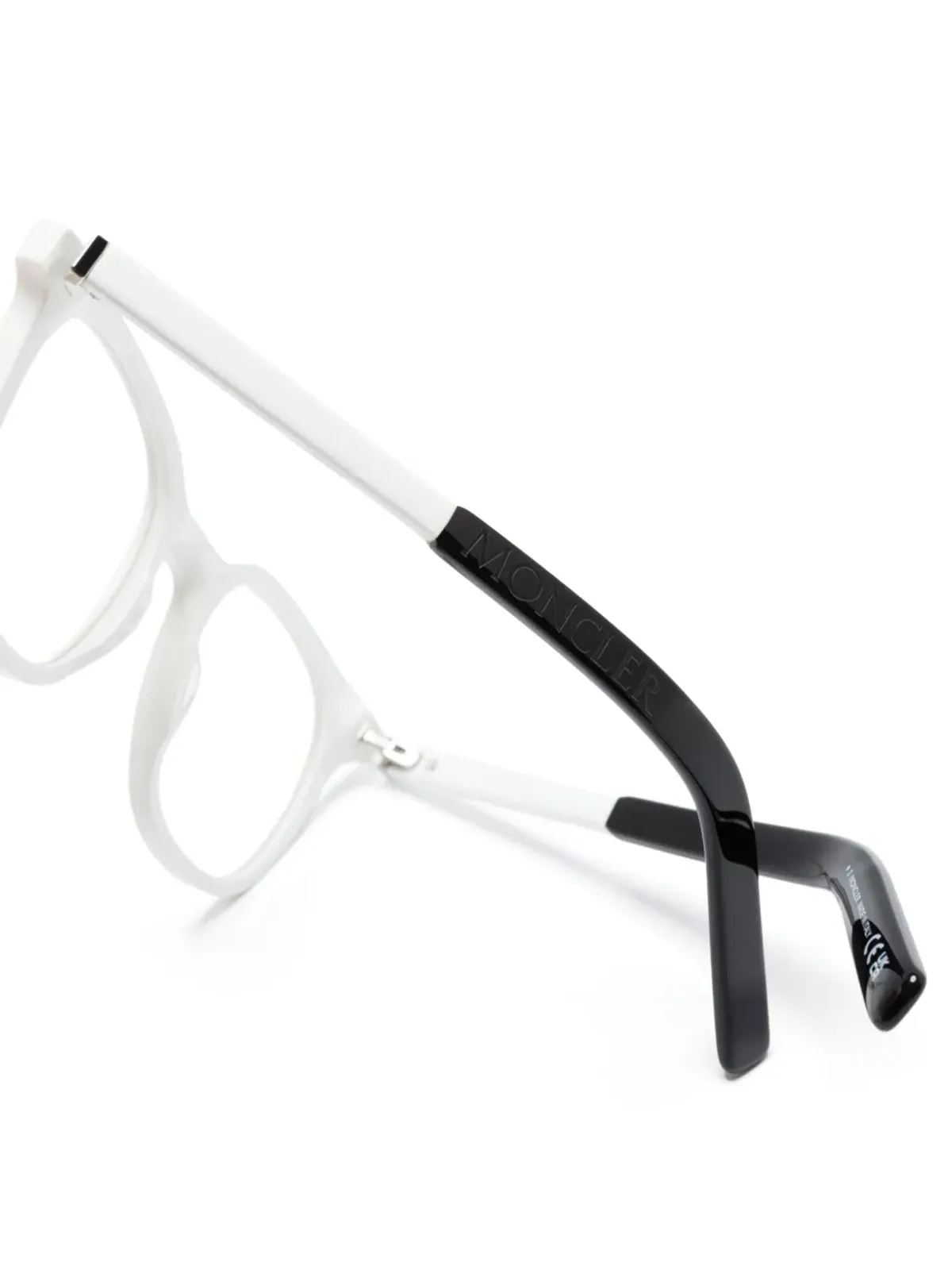 Moncler Eyewear ML5207 ツートーン スクエアフレームメガネ - 画像3