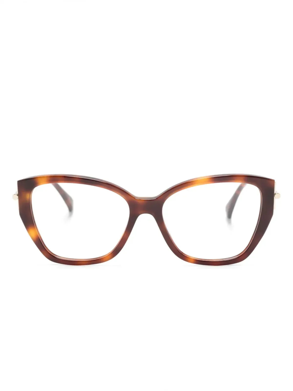 Max Mara Eyewear べっ甲柄キャットアイフレーム サングラス - 画像1