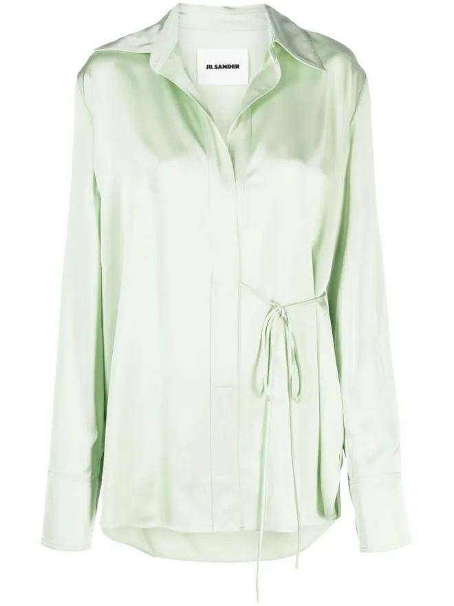 Jil Sander Jil Sander ラップサテンシャツの商品画像
