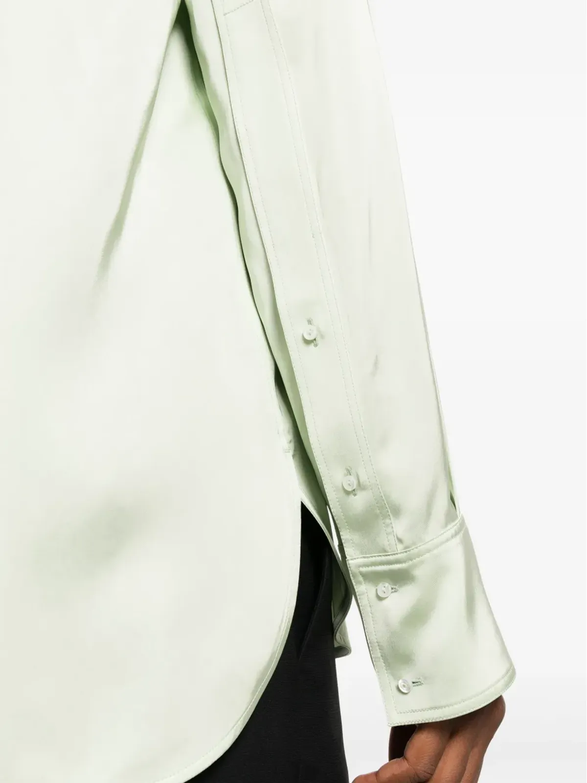 Jil Sander ラップサテンシャツ - 画像5