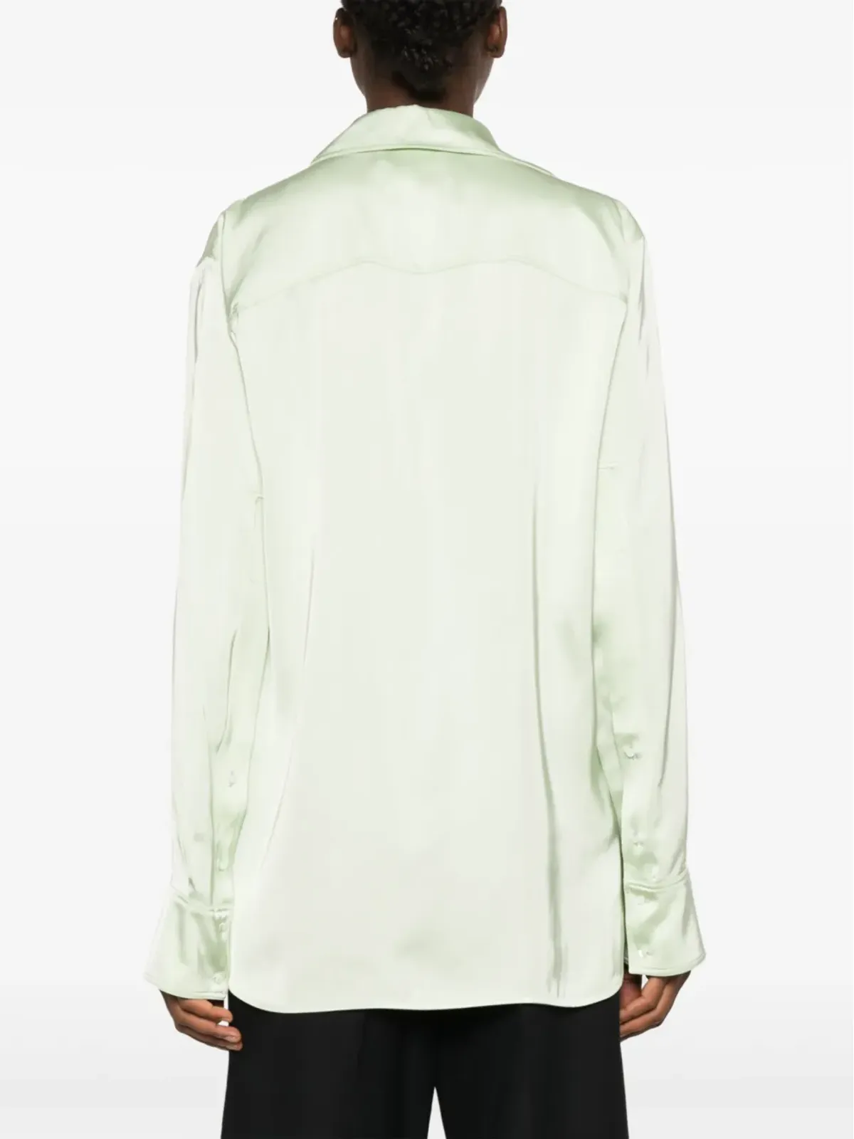 Jil Sander ラップサテンシャツ - 画像4
