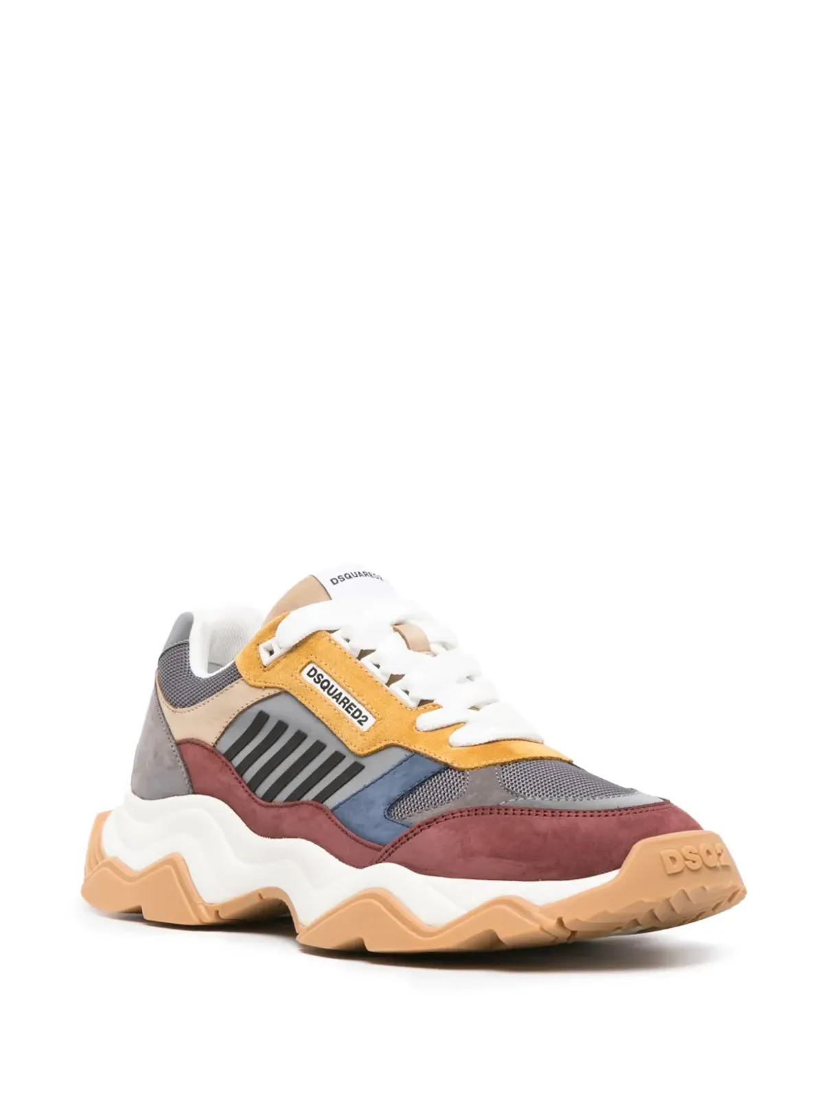 DSQUARED2 ウェーブ レースアップ スニーカー - 画像2