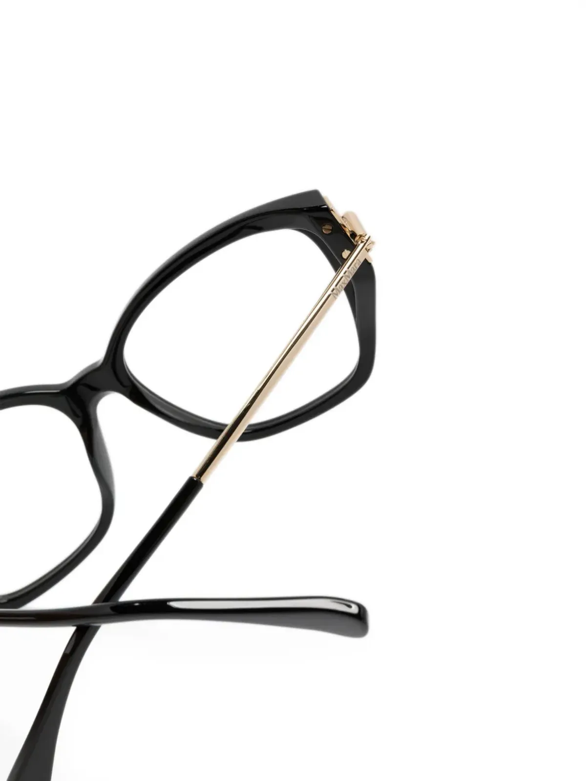 Max Mara Eyewear ロゴ刻印キャットアイグラス - 画像3