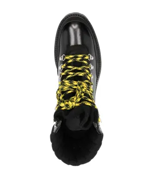 Off-White パテントレザー アンクルブーツ - ブラック - サムネイル4