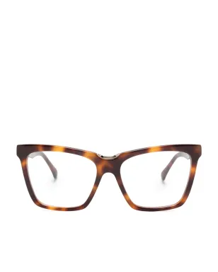 Max Mara Eyewear 猫目フレーム眼鏡 ブラウン - サムネイル1