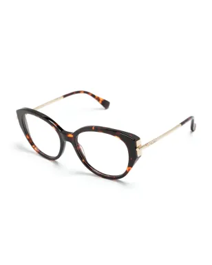 Max Mara Eyewear べっ甲柄の丸型フレーム眼鏡 - サムネイル2