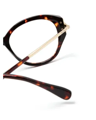 Max Mara Eyewear べっ甲柄の丸型フレーム眼鏡 - サムネイル3