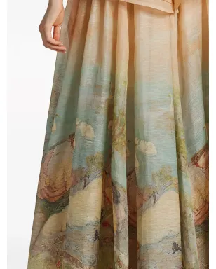 ZIMMERMANN リリカル・エンドルミーズ柄シルクガウン - サムネイル5