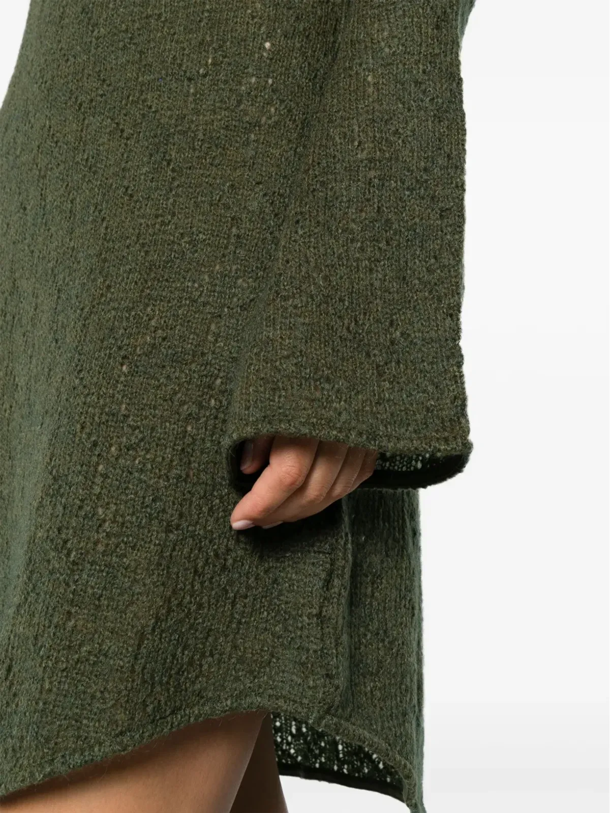 OUR LEGACY Two Face crochet-knit ミニドレス - 画像5