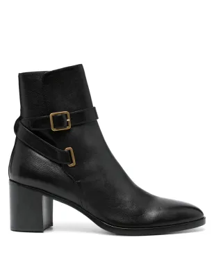 Saint Laurent ドリアン 70mm バックル付き バイカーブーツ ブラック - サムネイル1