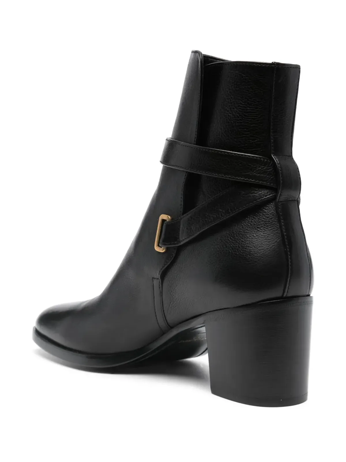Saint Laurent ドリアン 70mm バックル付き バイカーブーツ ブラック - 画像3
