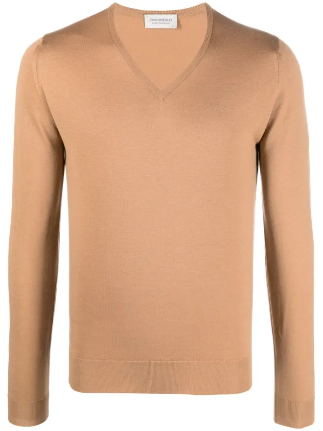 John Smedley John Smedley Vネック細編みニット ジャンパーの商品画像