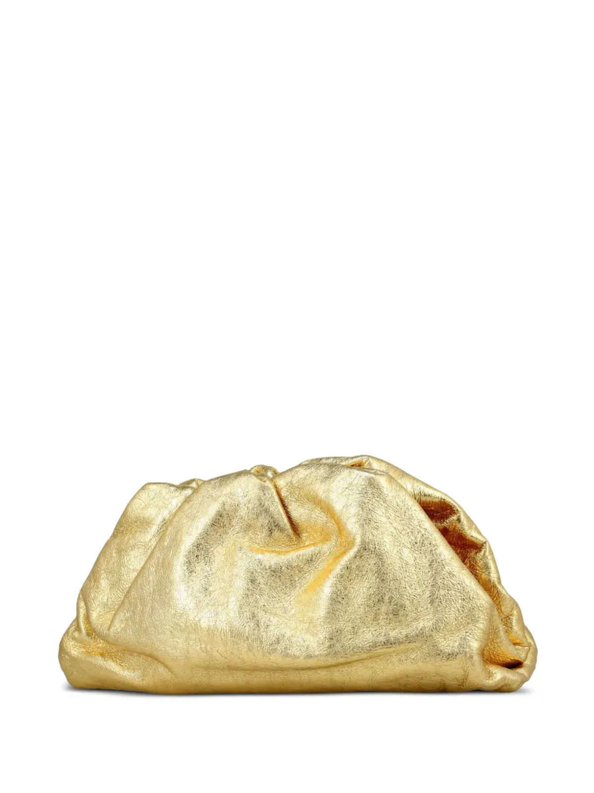 Bottega Veneta ギャザー入りポーチクラッチ - 画像2