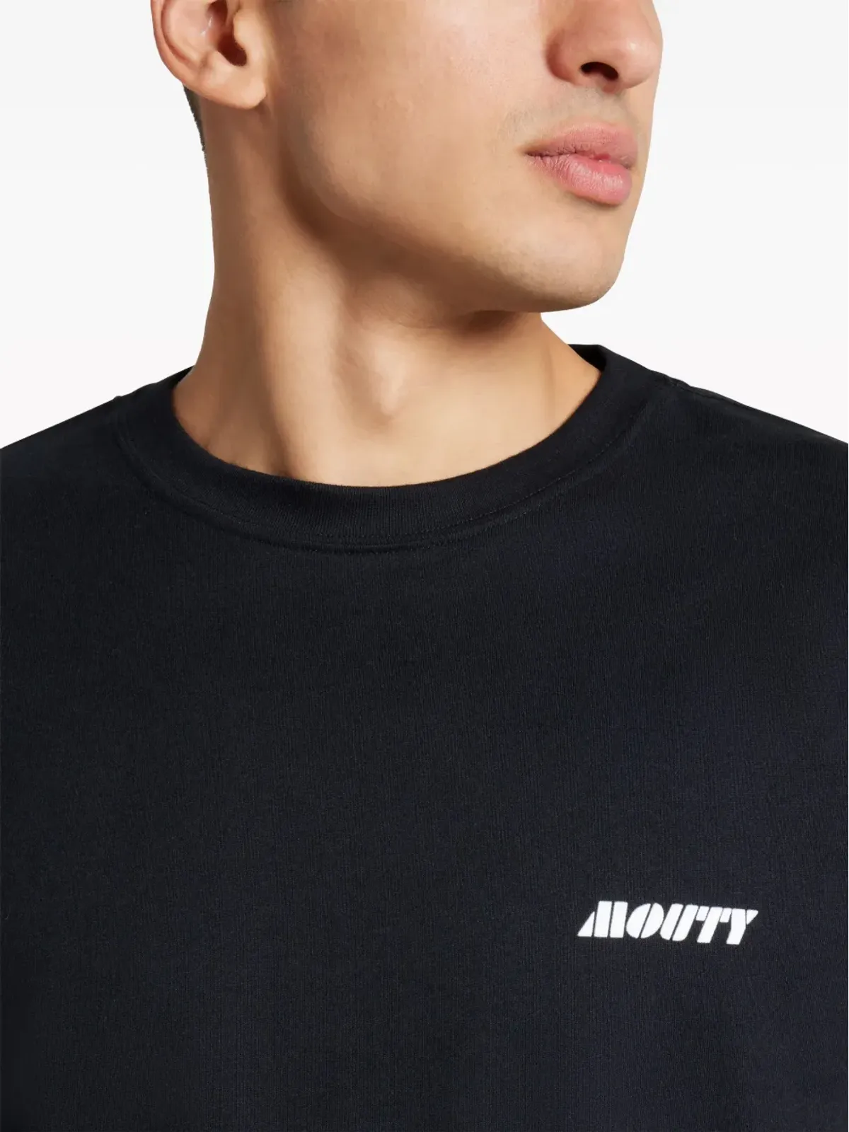 MOUTY ロゴプリント コットン Tシャツ - 画像5